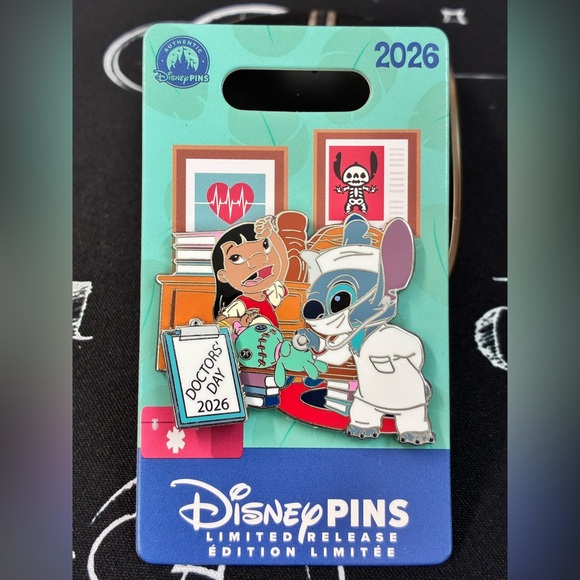 Disney Accessories - Disney Parks 2026 Lilo & Stitch LE Doctors Day Pin